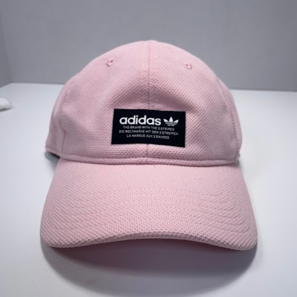 Adidas Hat Pink Adjustable Baseball Cap Classic Trefoil Logo Casual Sport